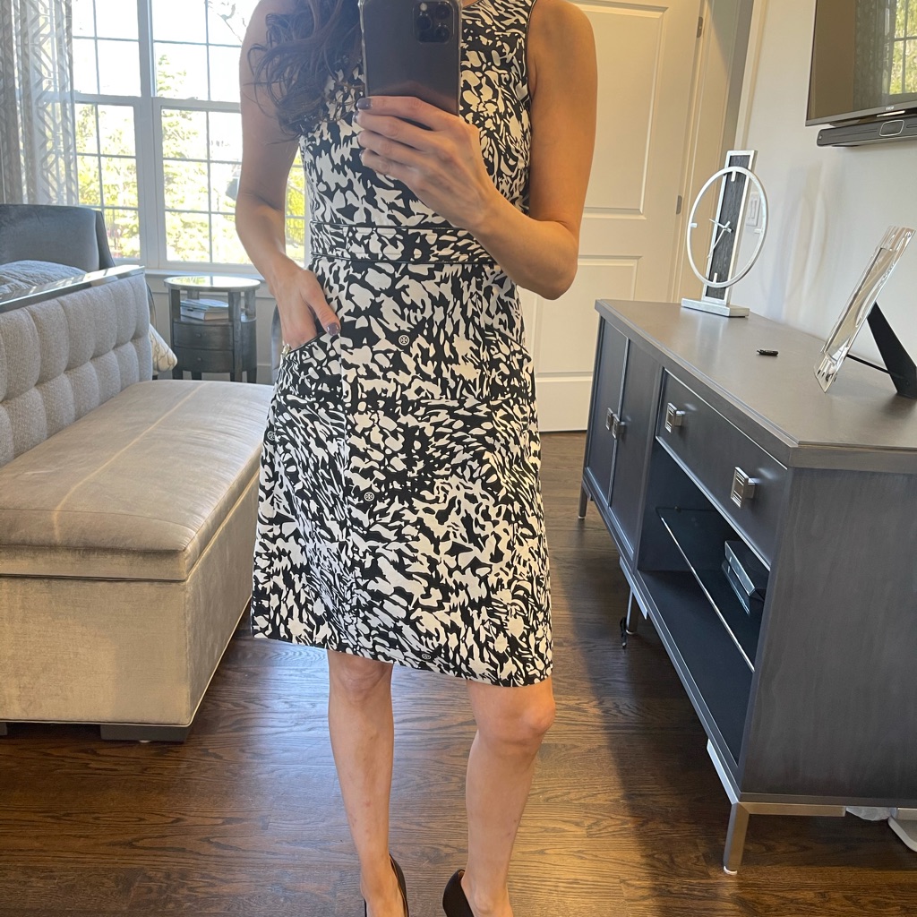 Tory Burch Classy Black And White Dress Size 2